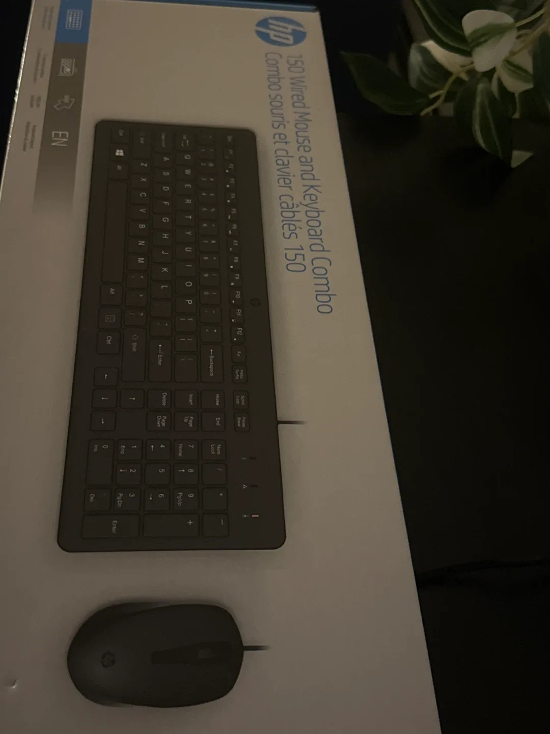 HP 150 Wired Mouse and Keyboard Combo - New thumbnail
