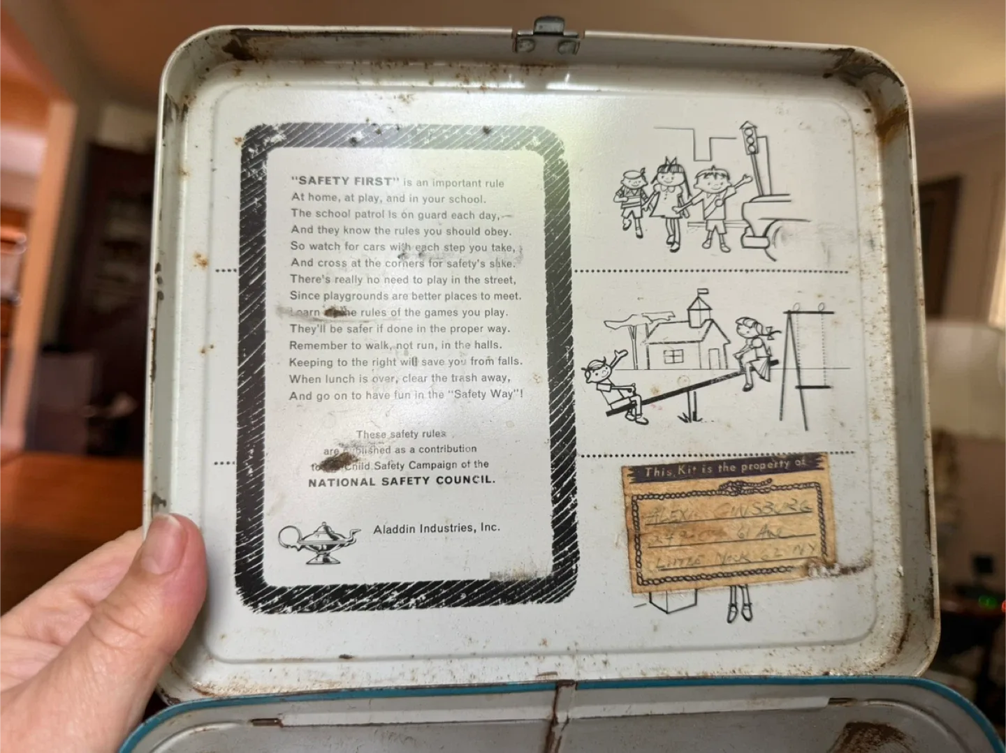 Vintage 1967 Aladdin Jet Patrol Lunchbox image indicator(2)