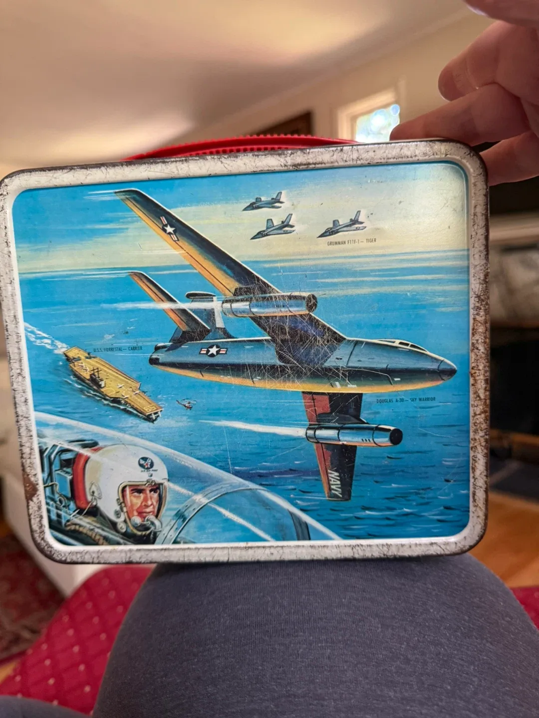Vintage 1967 Aladdin Jet Patrol Lunchbox image indicator(6)