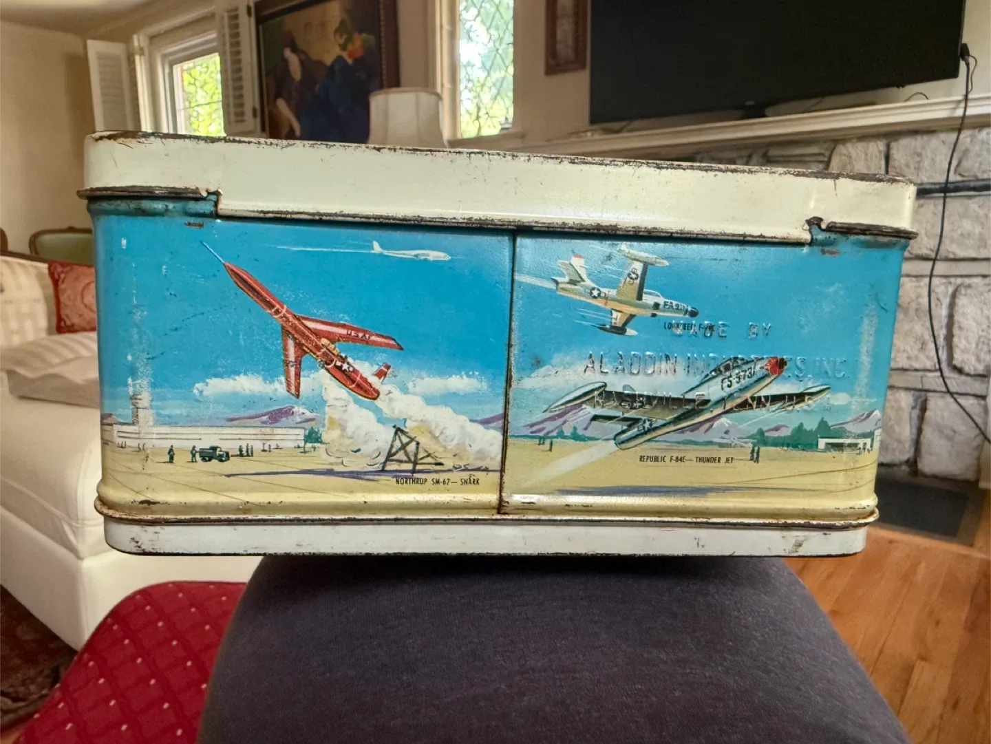 Vintage 1967 Aladdin Jet Patrol Lunchbox image indicator(4)
