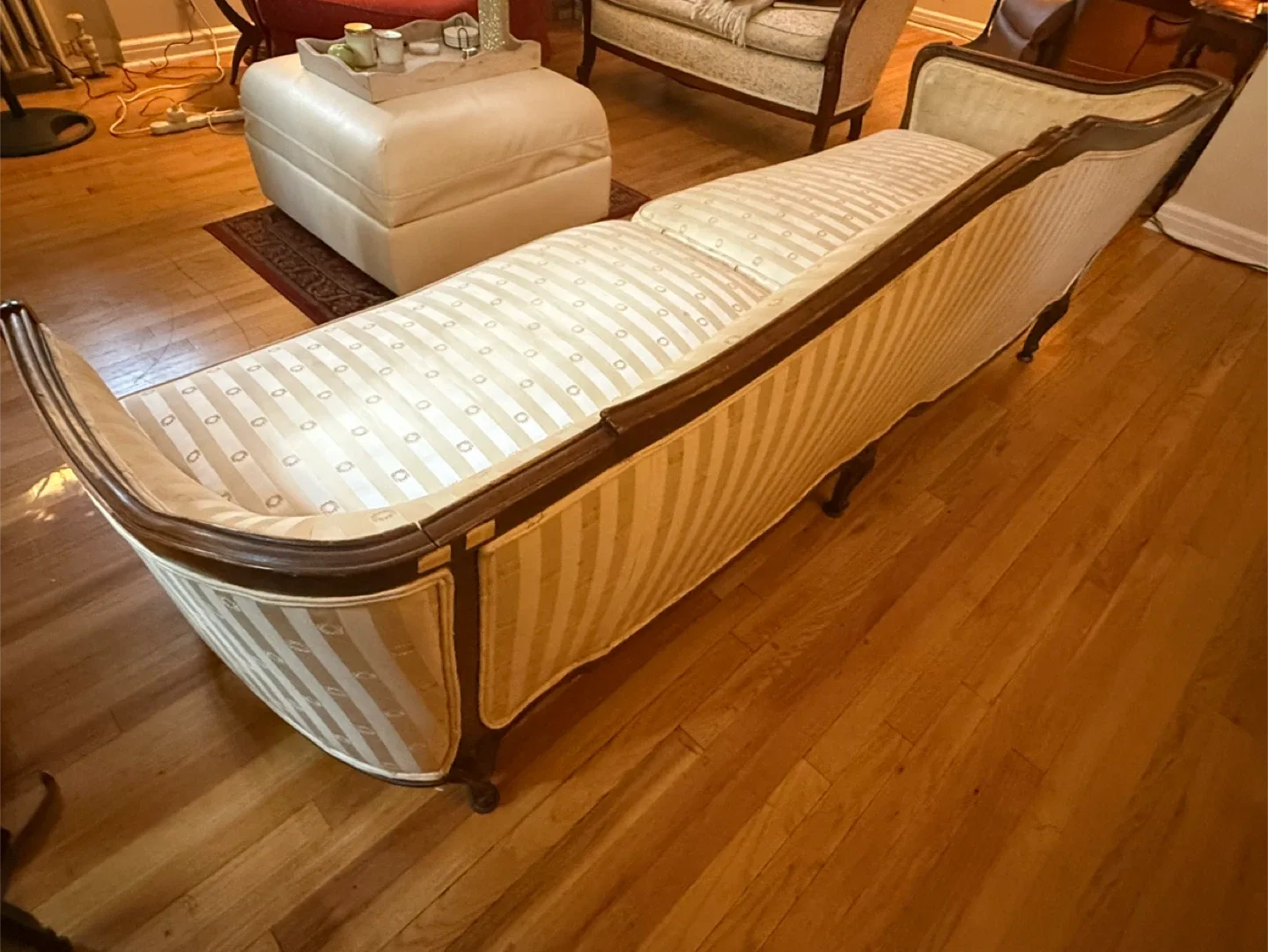 Antique Sofa (possible Ethan Allen provincial collection) image indicator(4)