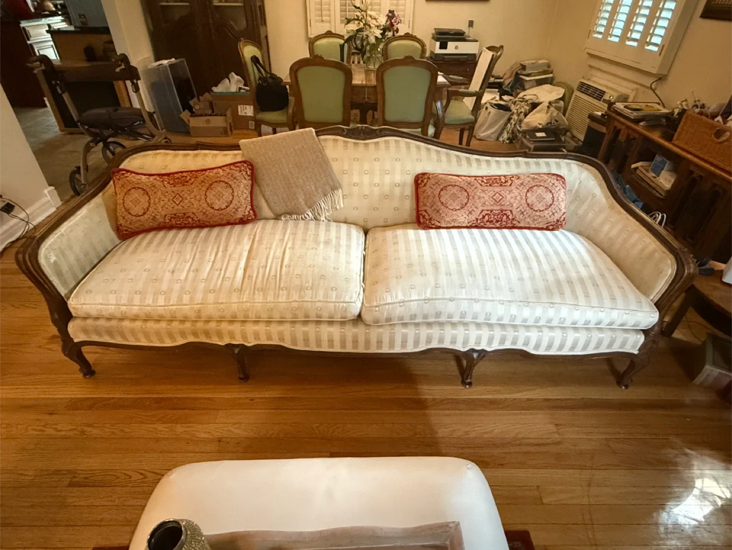 Antique Sofa (possible Ethan Allen provincial collection) image indicator(10)