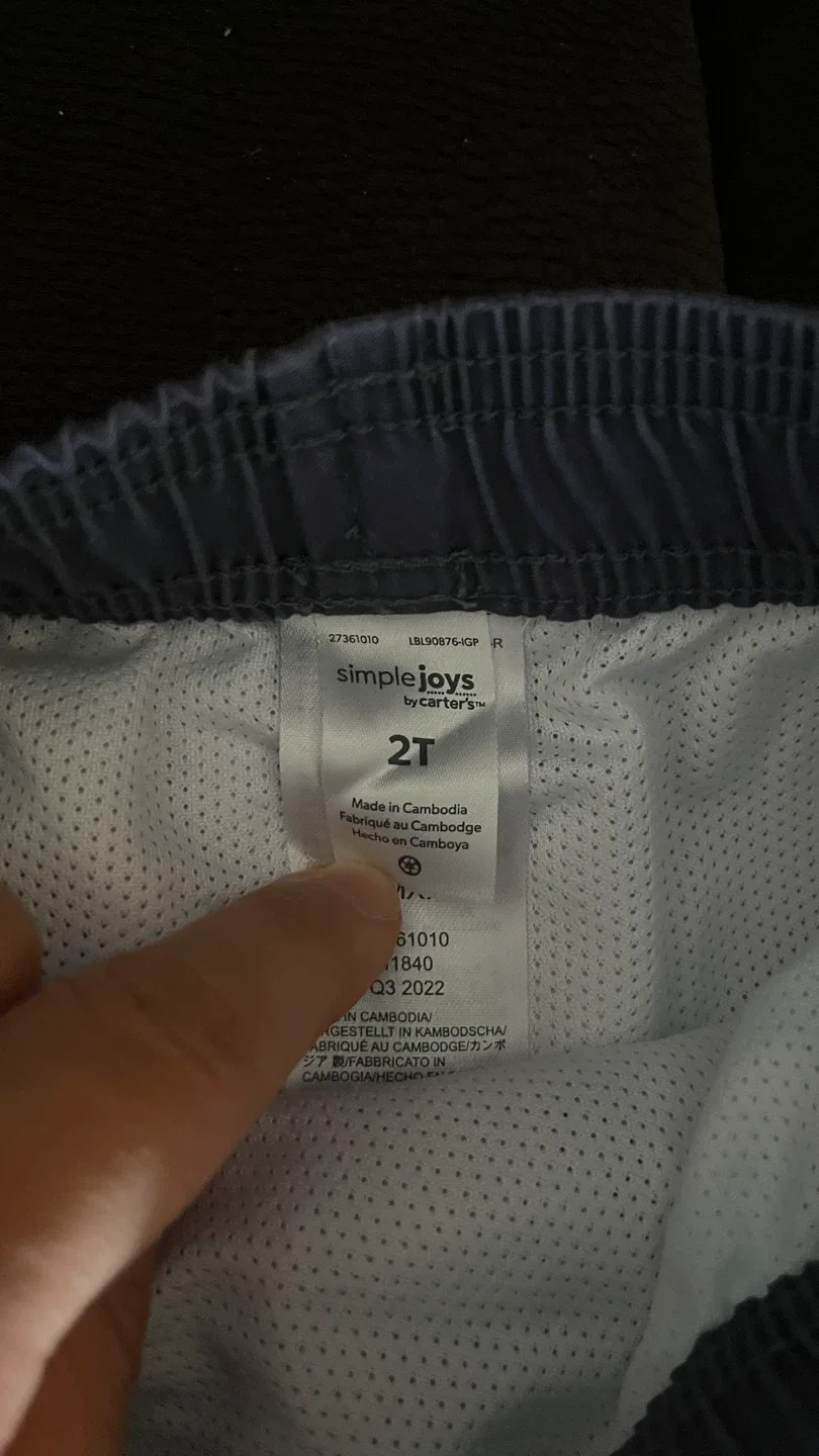 Simple Joys by Carter's 2T Swim Trunks image indicator(2)