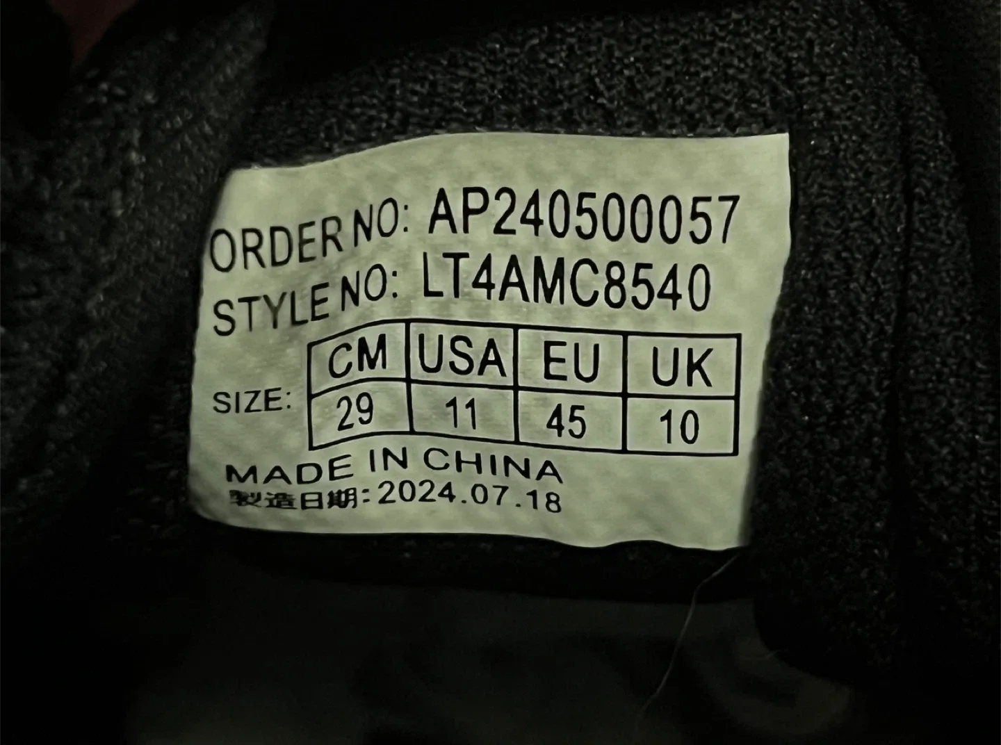 Lotto Life's Black Sneakers - Men's US 11 image indicator(5)