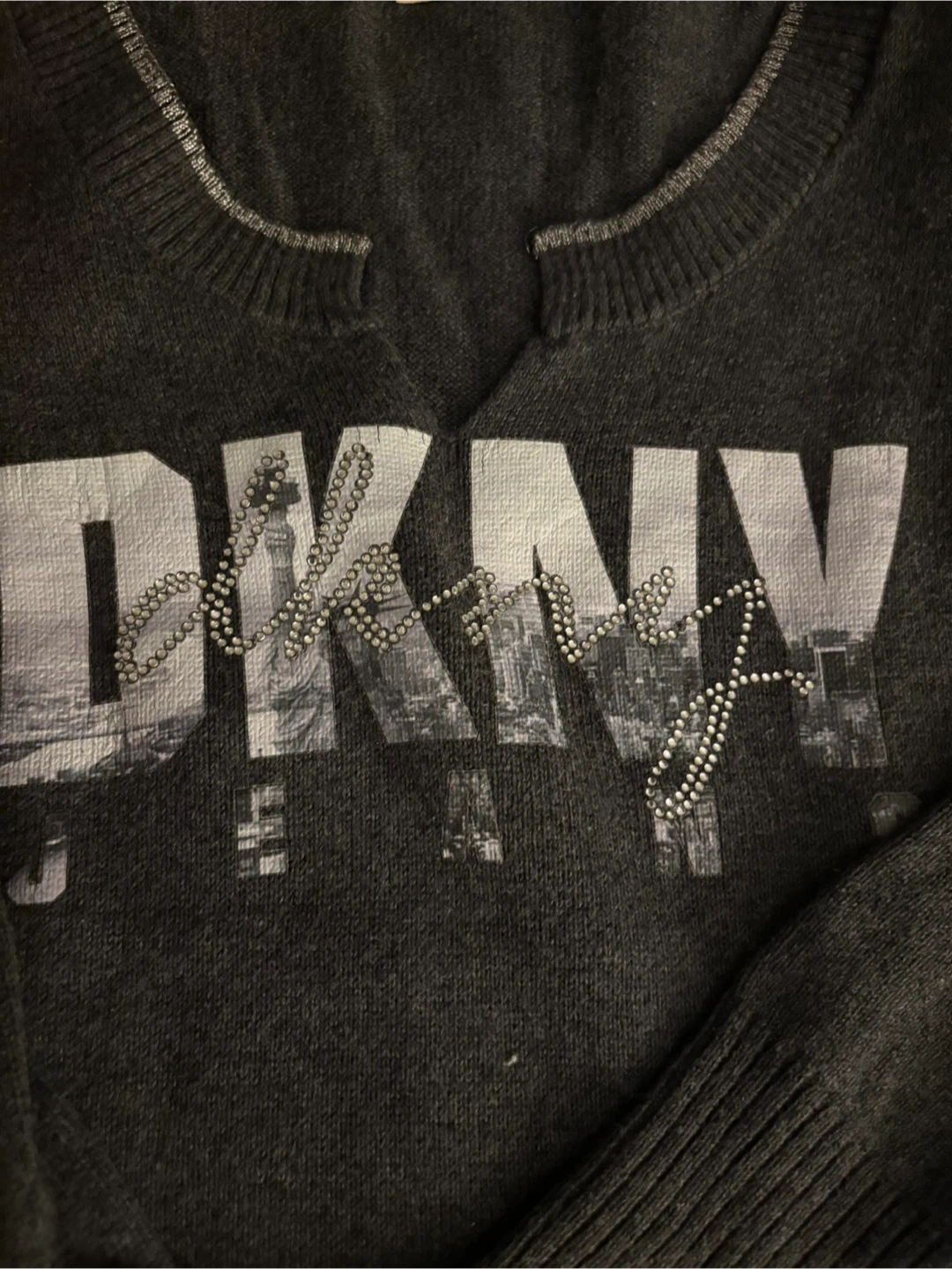 DKNY Jeans Grey Sweater - Size XS - photo 3
