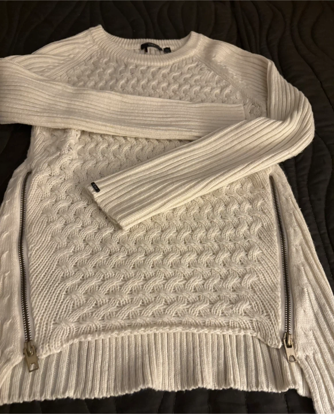 Dex 1962 Cream Cable Knit Sweater - XS - photo 3