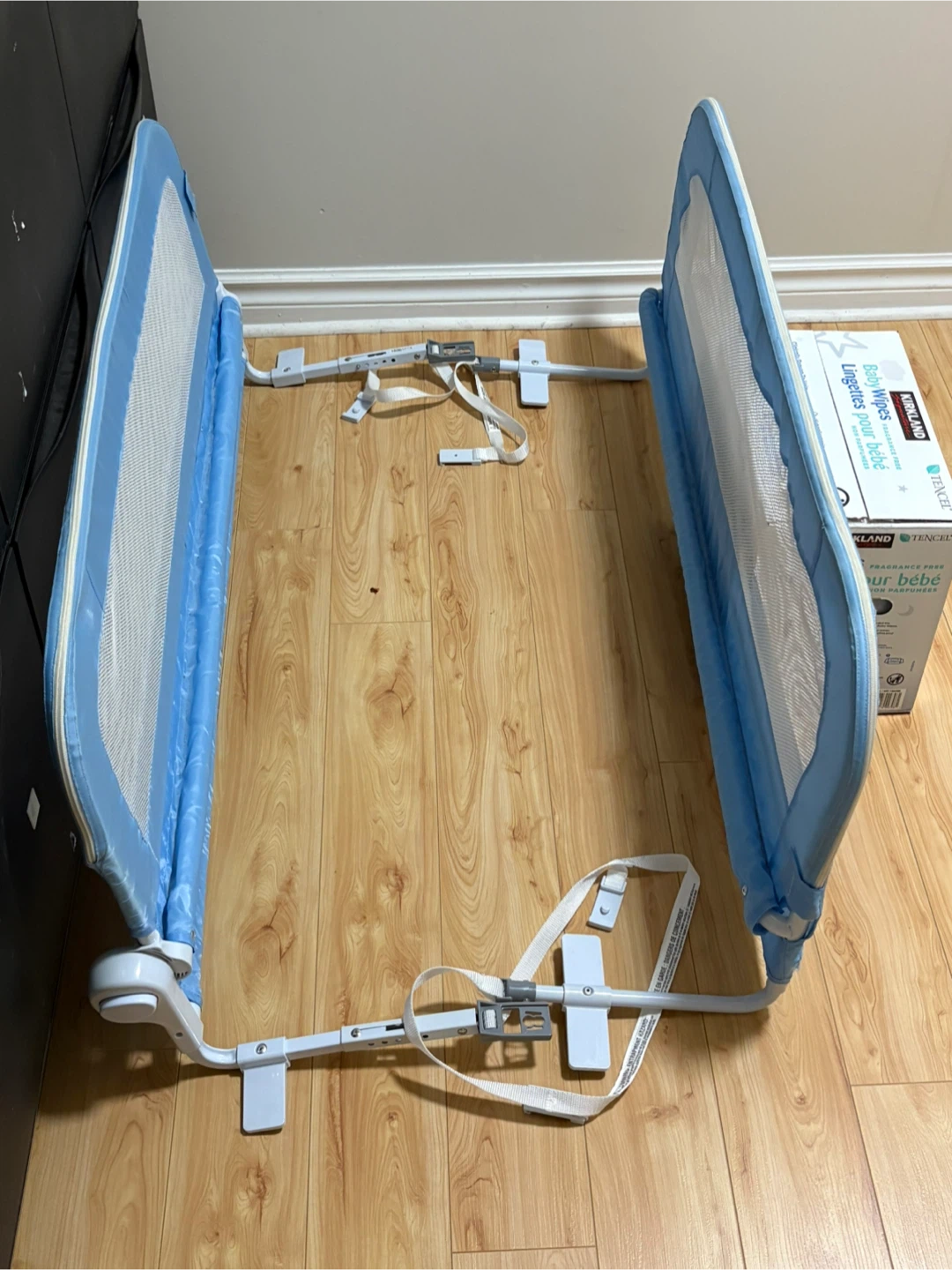 Light Blue Baby Bed Rail