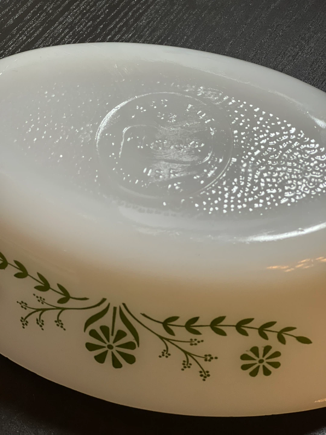 Vintage Glasbake J-235 Milk Glass Casserole Dish - photo 3