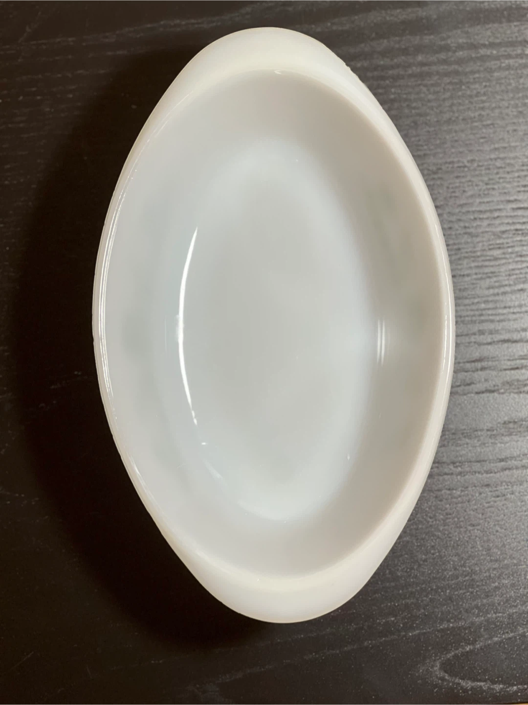 Vintage Glasbake J-235 Milk Glass Casserole Dish - photo 4