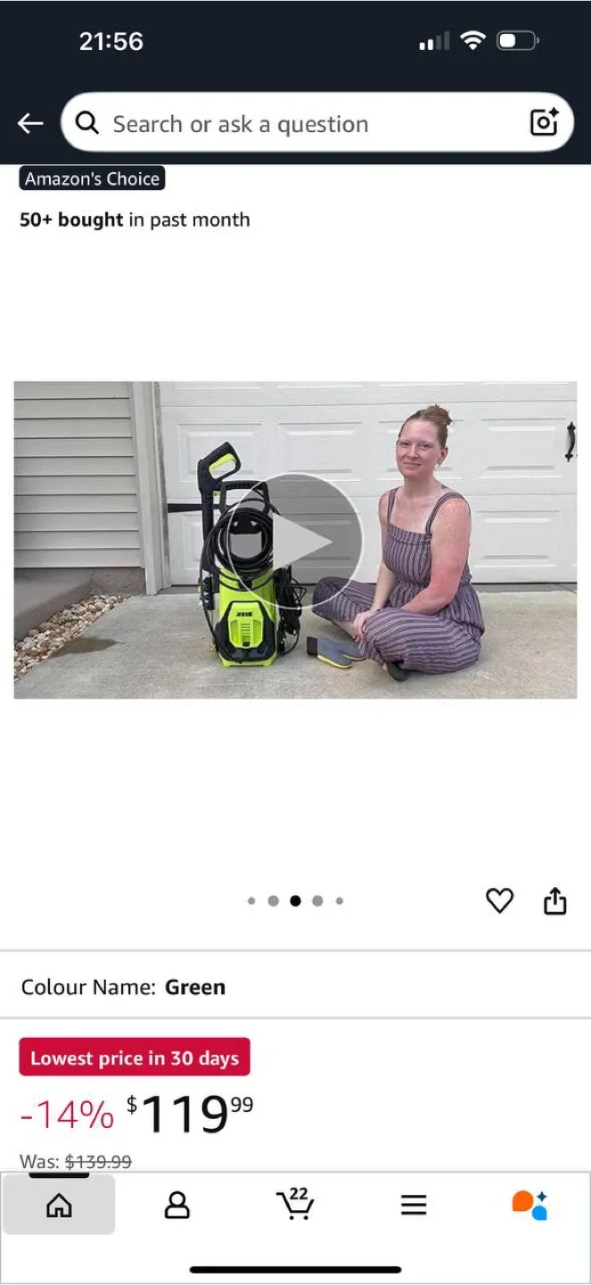 Jowque Electric Pressure Washer 4800 PSI | 2.8 GPM image indicator(7)