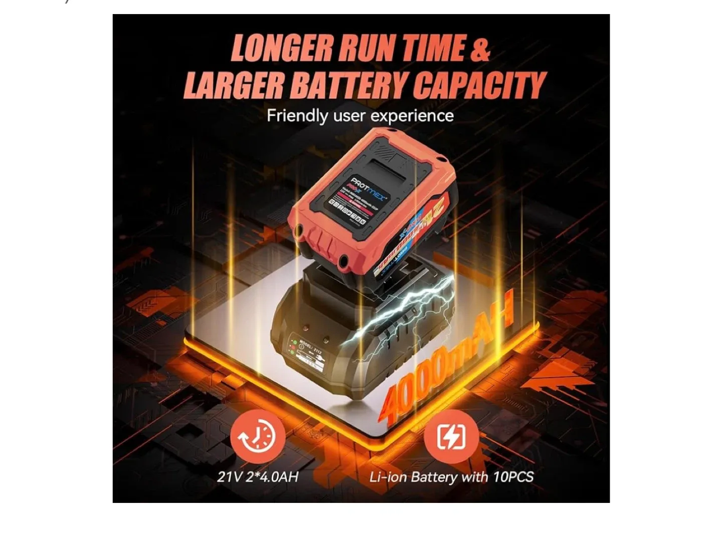 PROTMEX 1/2" Brushless Impact Wrench image indicator(3)