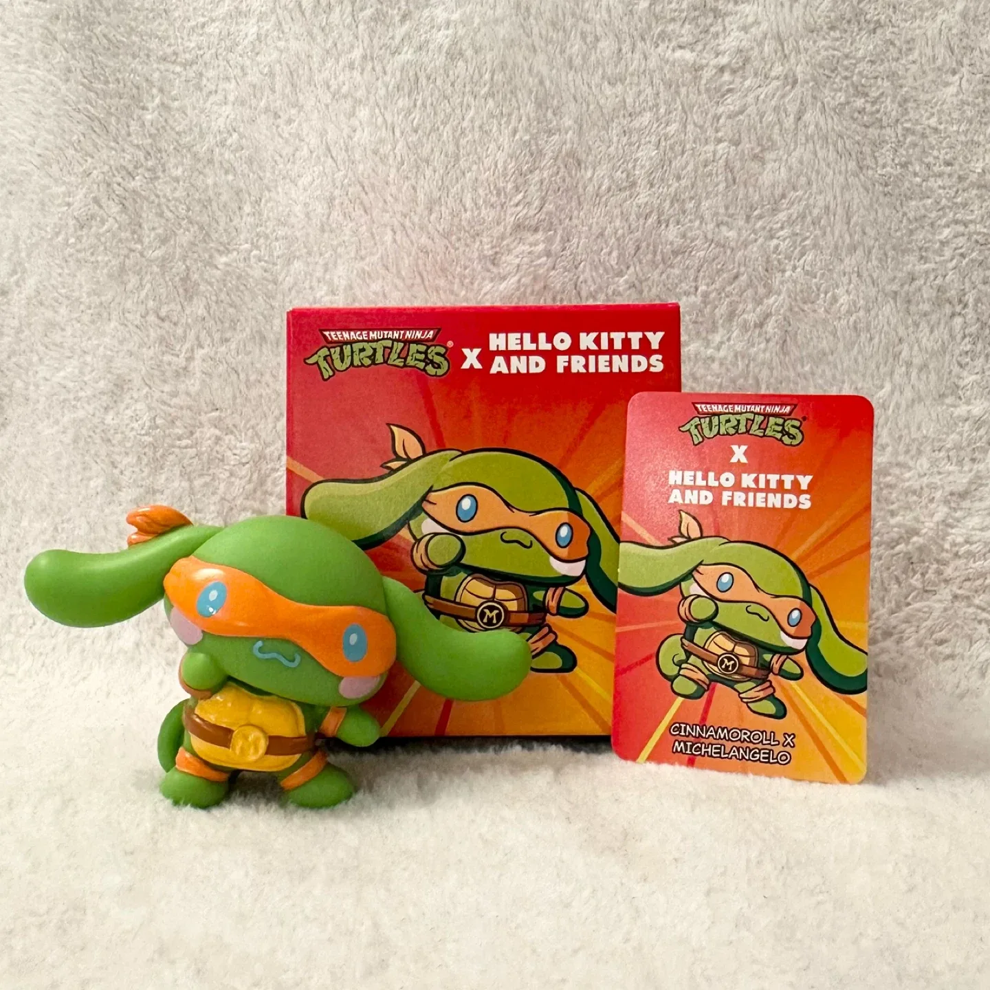 Hello Kitty x TMNT Cinnamoroll Michelangelo Happy Meall thumbnail