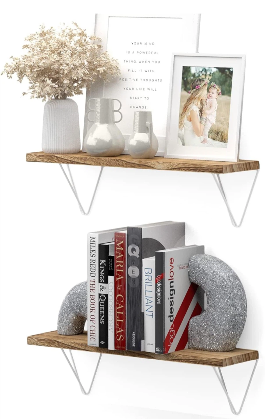 COLMAR Prism Shelf Bracket for 4.5'' to 6" Wide Boards - White - photo 4