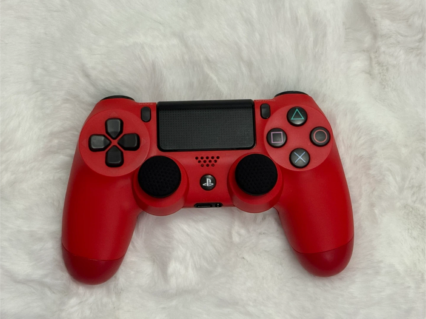 Red PS4 Dual-Shock Controller