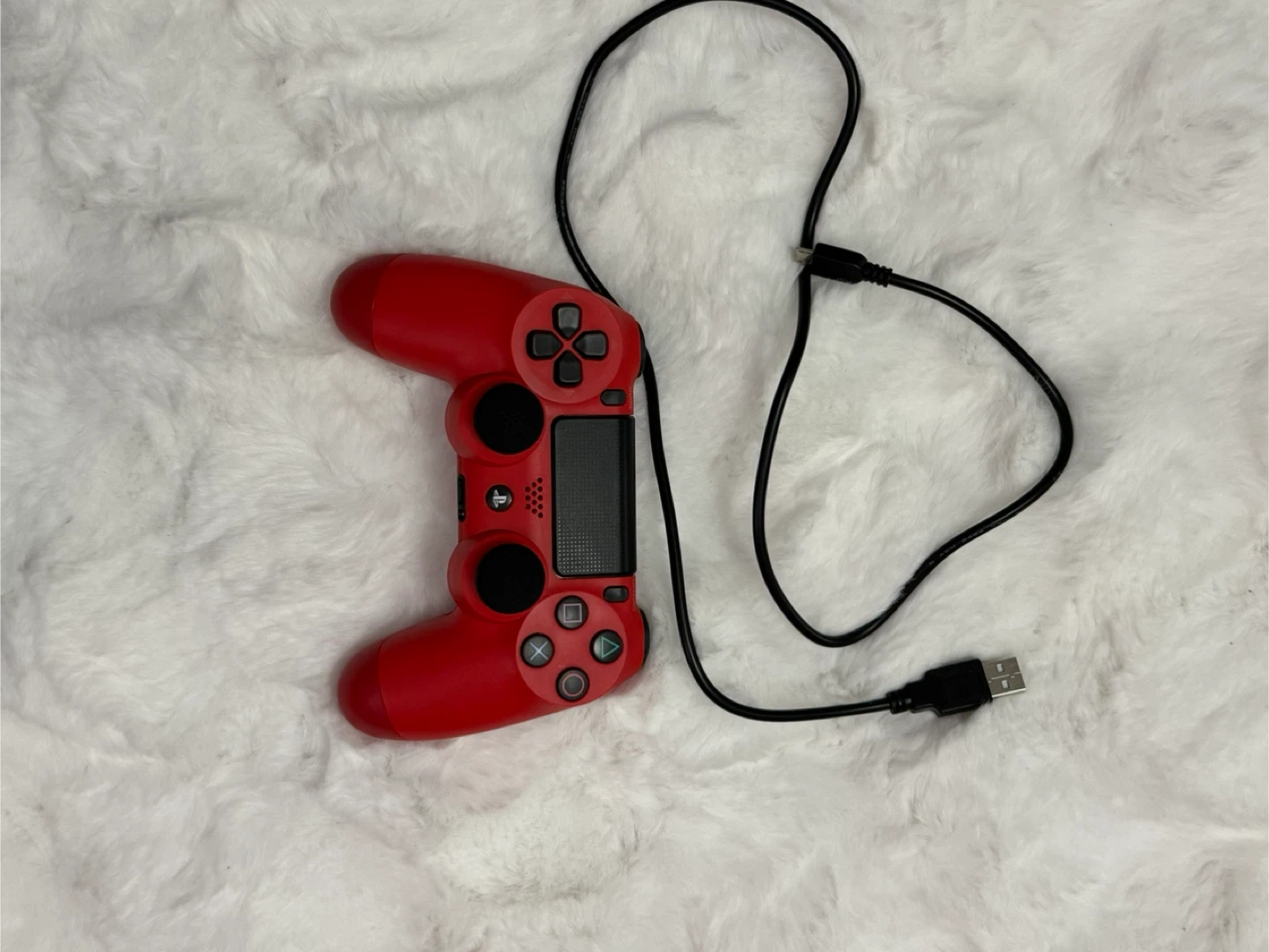 Red PS4 Dual-Shock Controller - photo 5