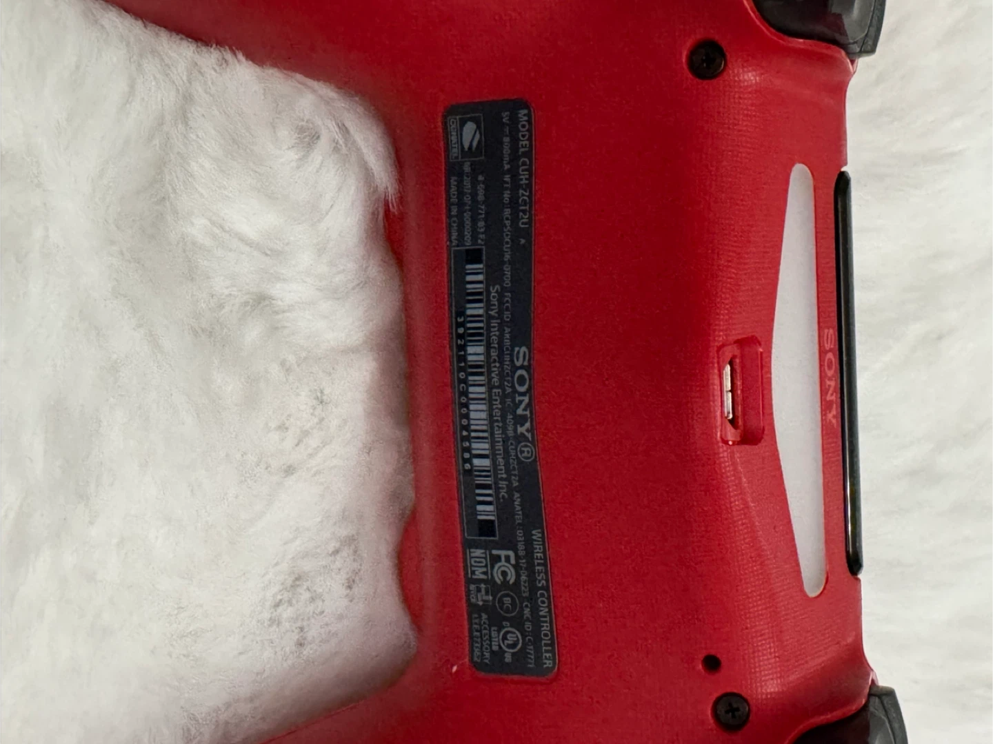 Red PS4 Dual-Shock Controller - photo 4