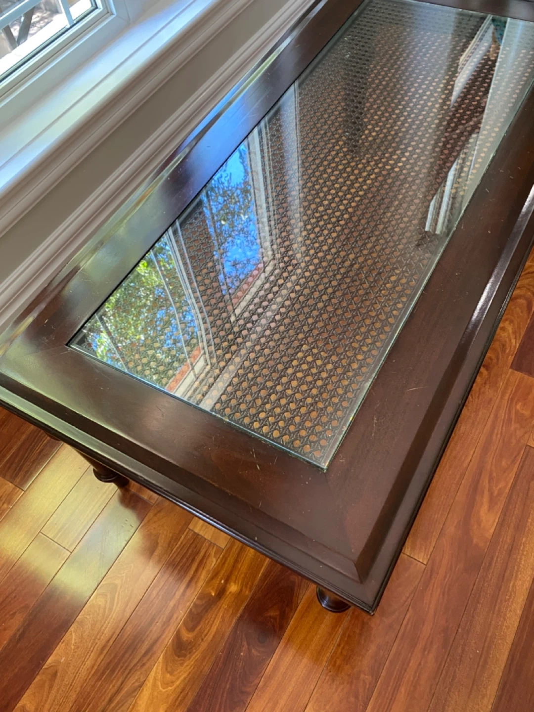 Bombay Glass Top Coffee Table - photo 2