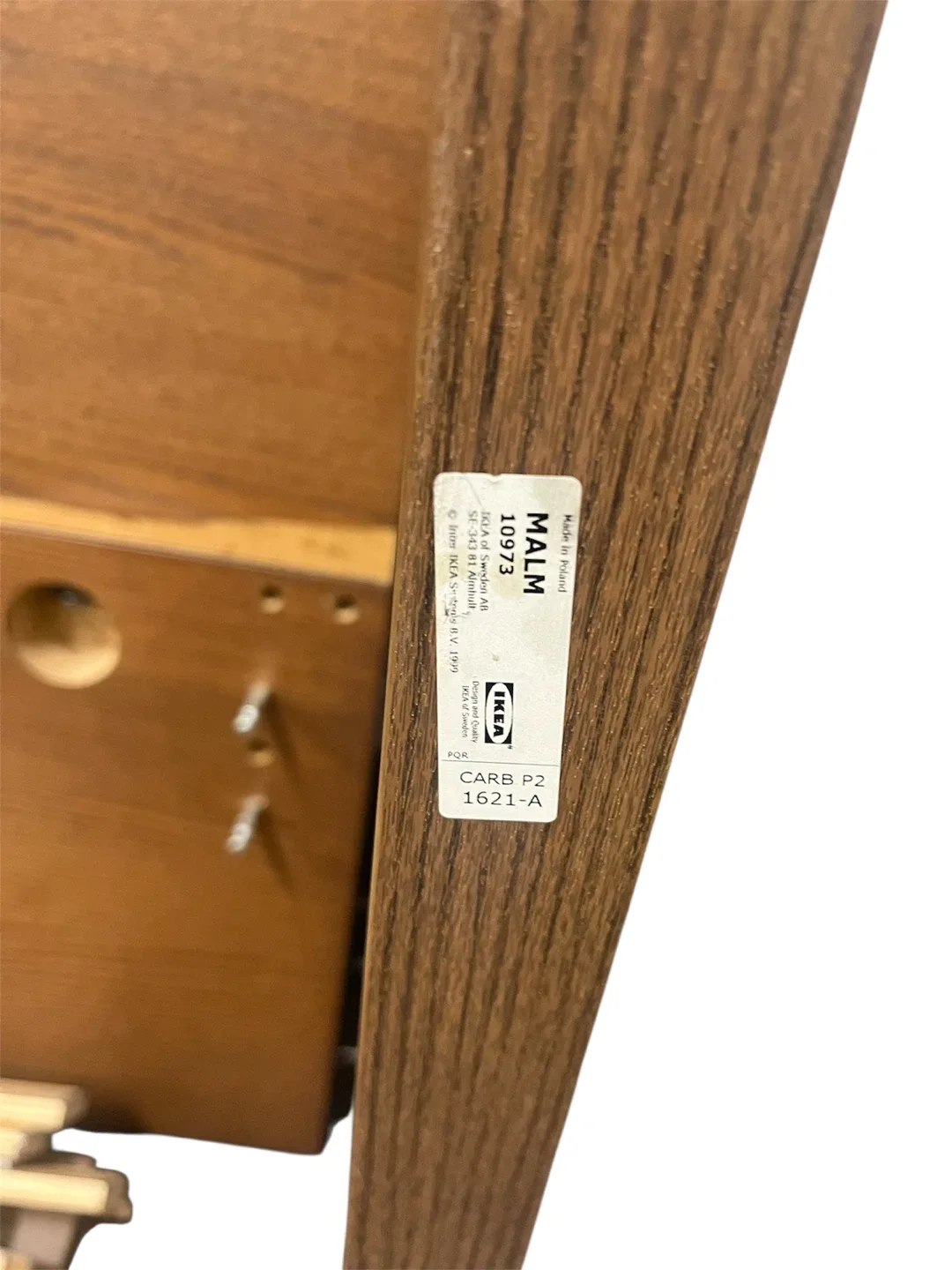 New IKEA Malm  single Bed  with Mattress Frame - Brown image indicator(3)