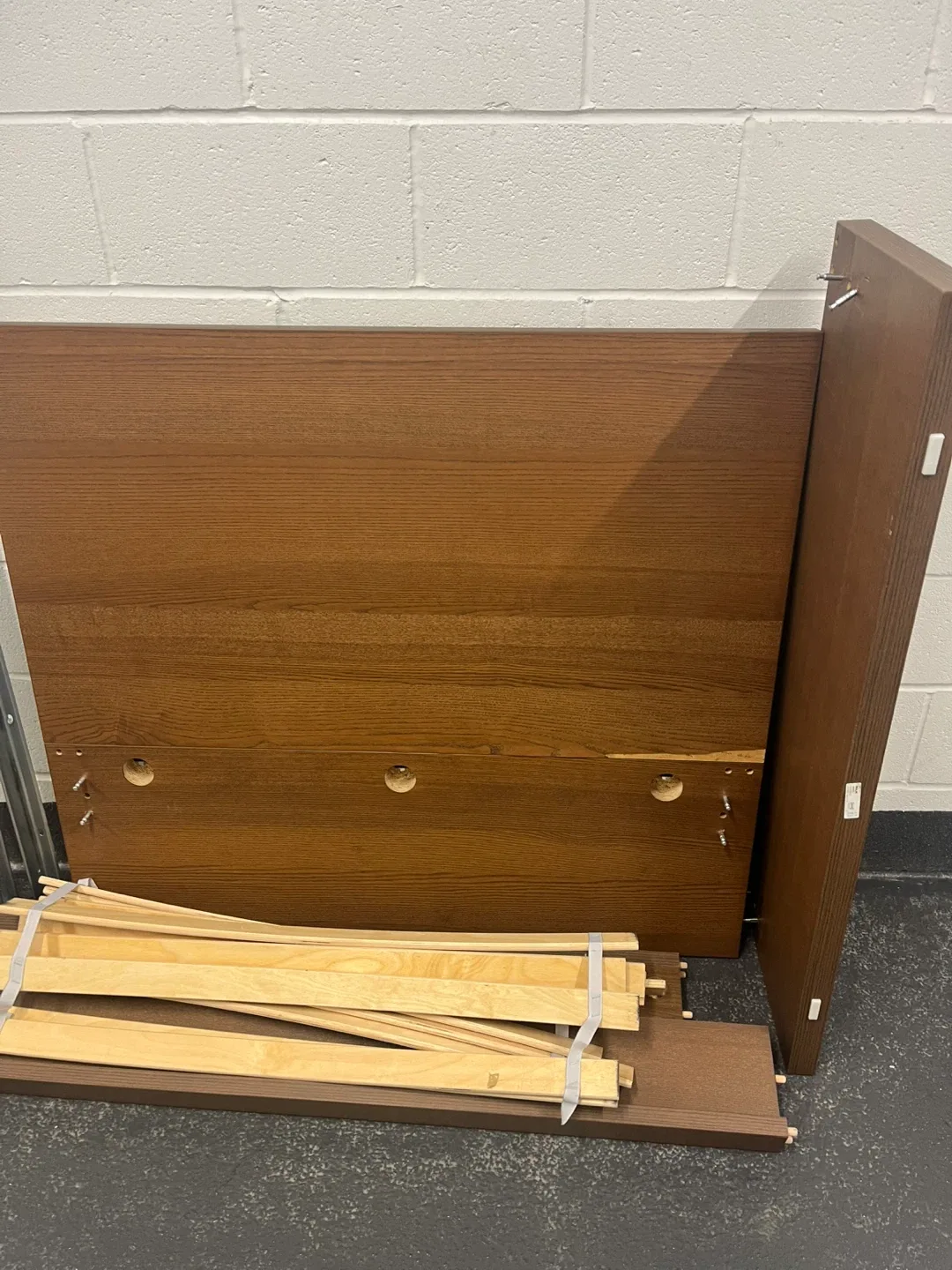 New IKEA Malm  single Bed  with Mattress Frame - Brown image indicator(5)