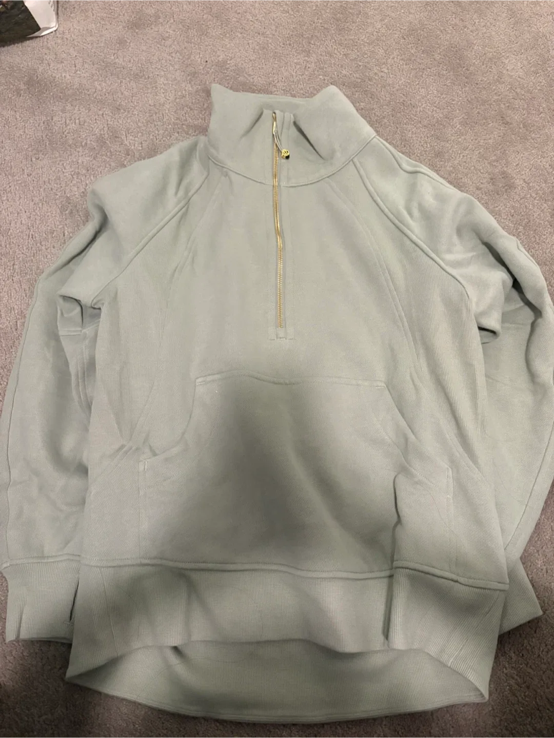 BNWT Lululemon Scuba Oversized Funnel Neck Half Zip XS/S image indicator(3)