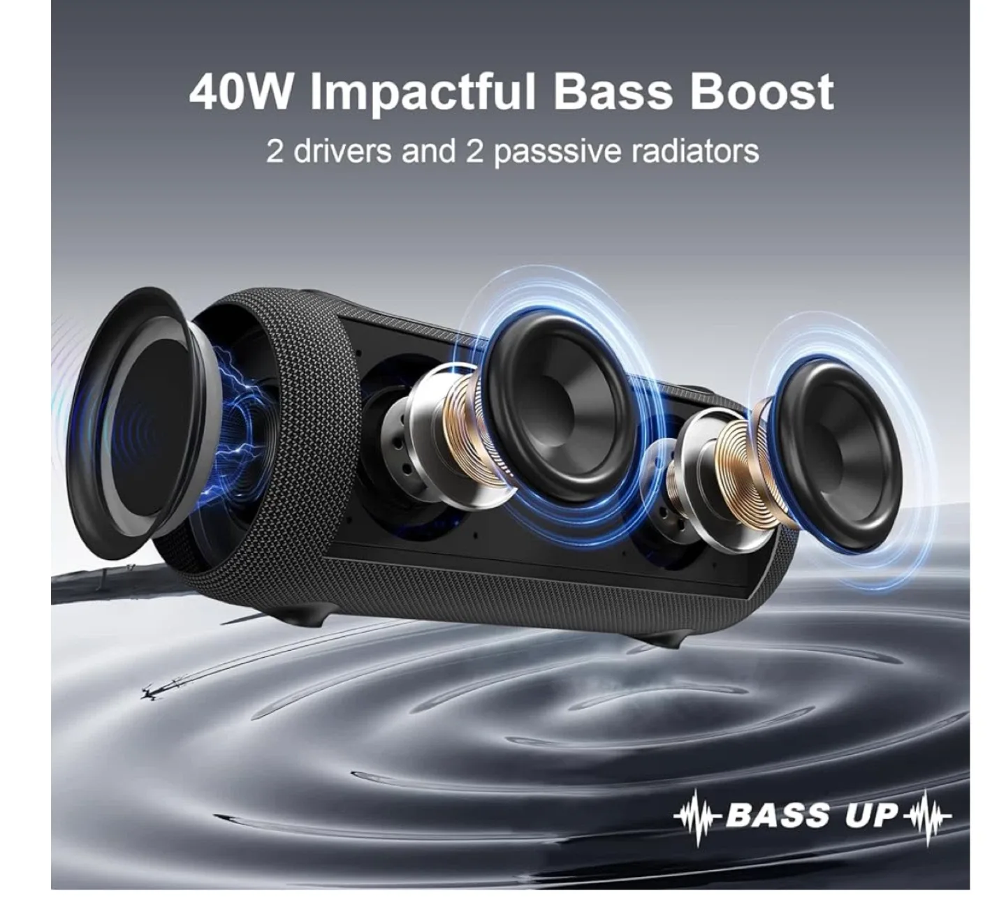 Passau Portable Wireless Speaker image indicator(2)