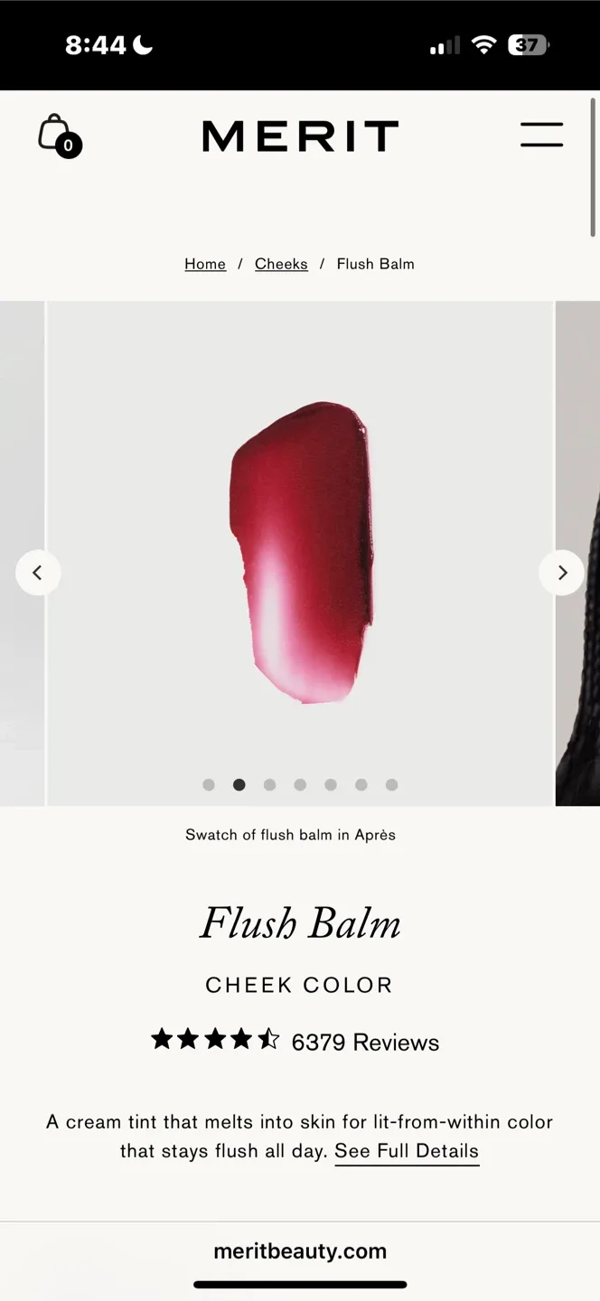 Merit Flush Balm Cheek Color image indicator(2)