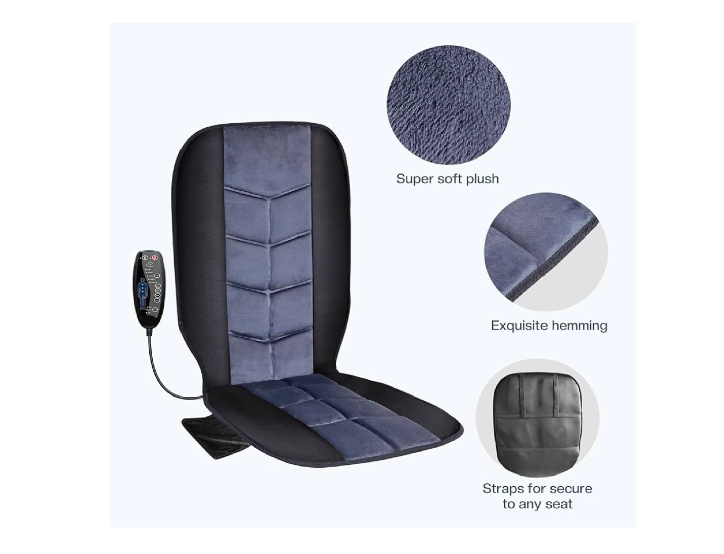 Vibration Massage Seat Pad with Heat - photo 4