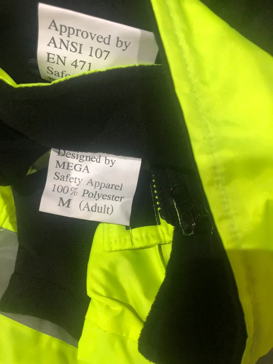 MEGA Safety Apparel - High Visibility Jacket & Pants - Size M image indicator(3)