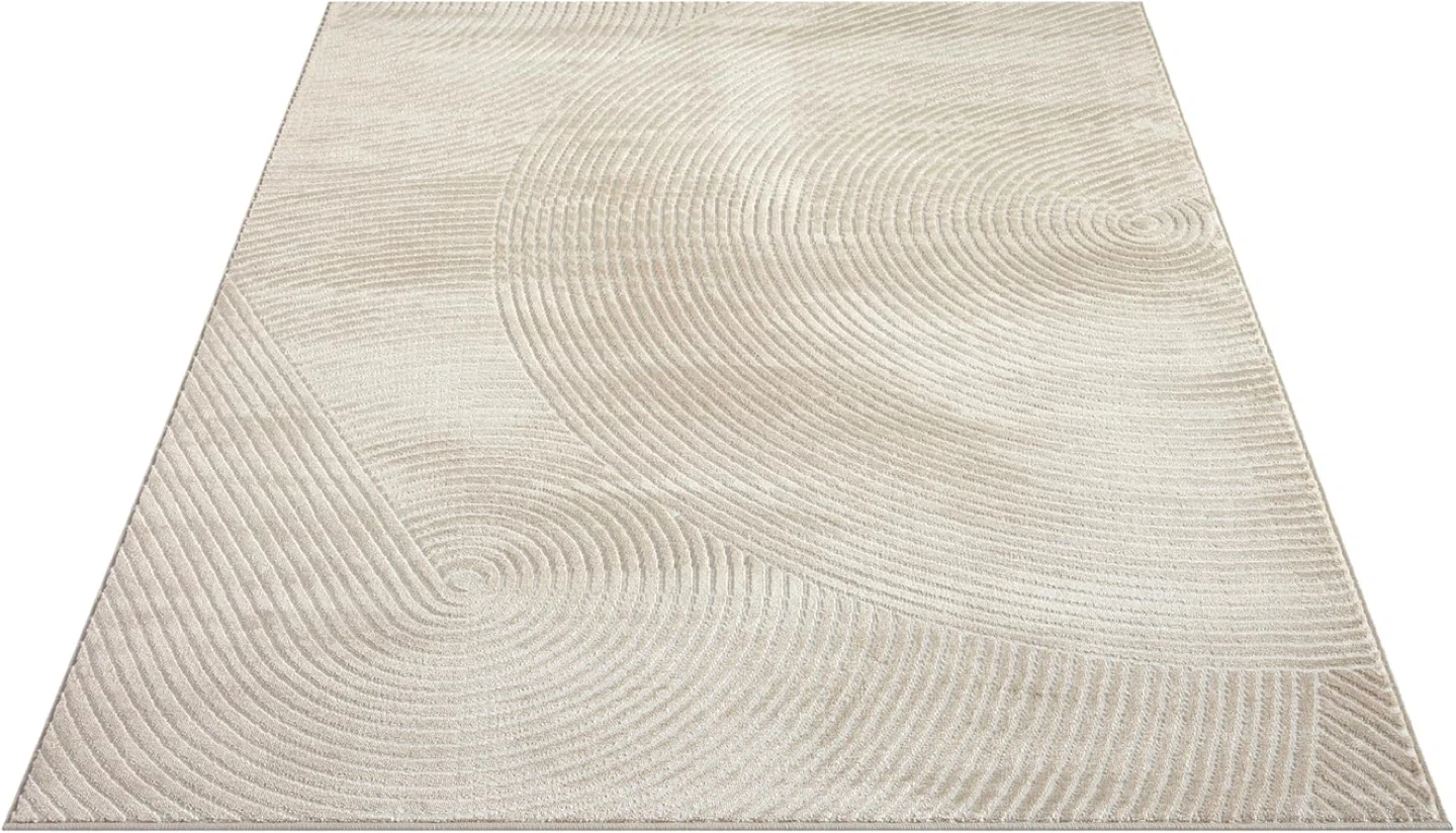 Rug Neutral Beige 9' x 12' for Living Room, Bedroom - photo 3