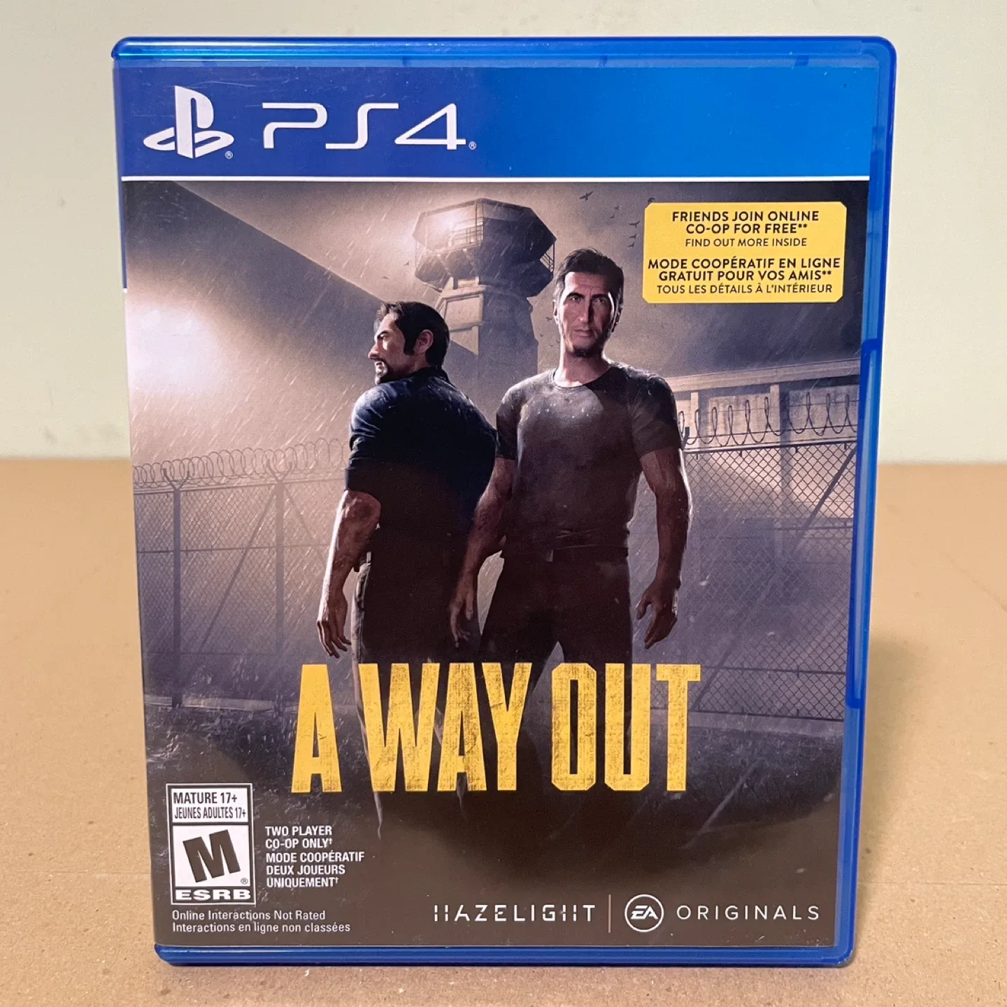 A Way Out PS4 Game (RARE) thumbnail