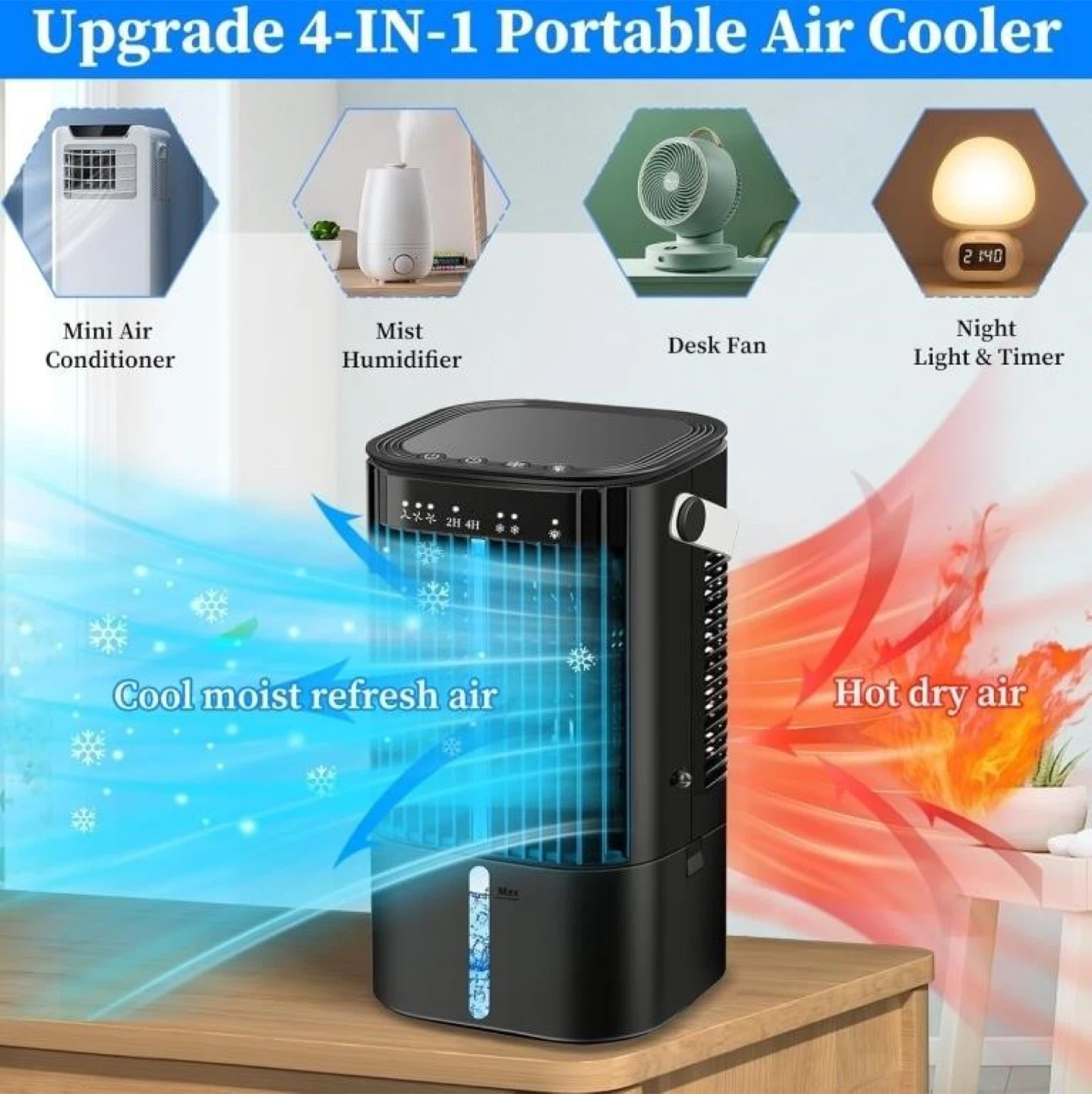 4-IN-1 Portable Air Cooler - photo 2