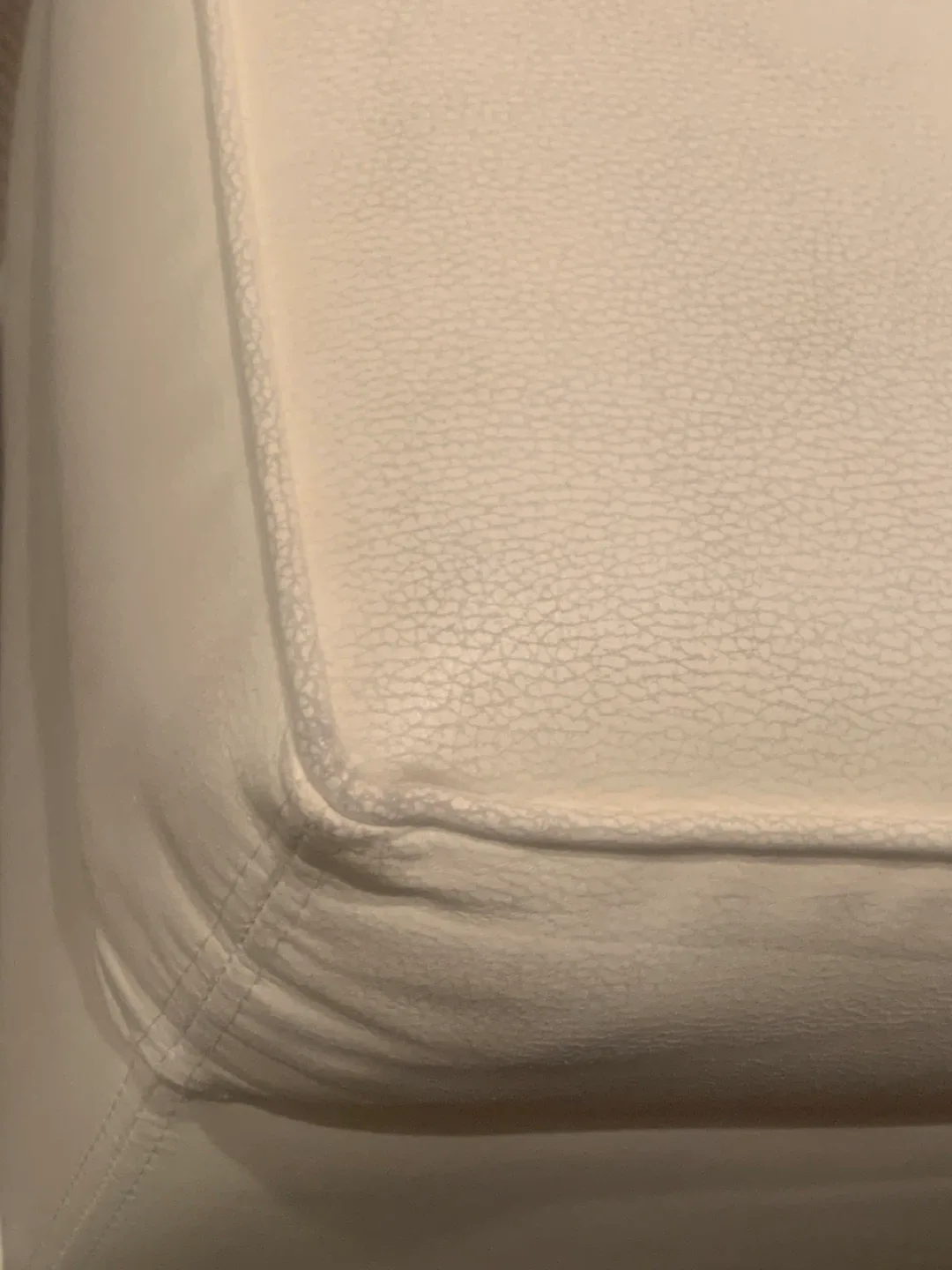 Cream Leather Ottoman image indicator(7)