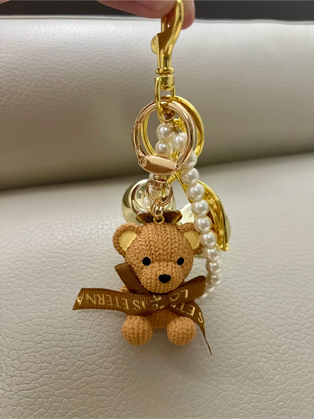 Cute Bear & Cherry Keychain image indicator(3)