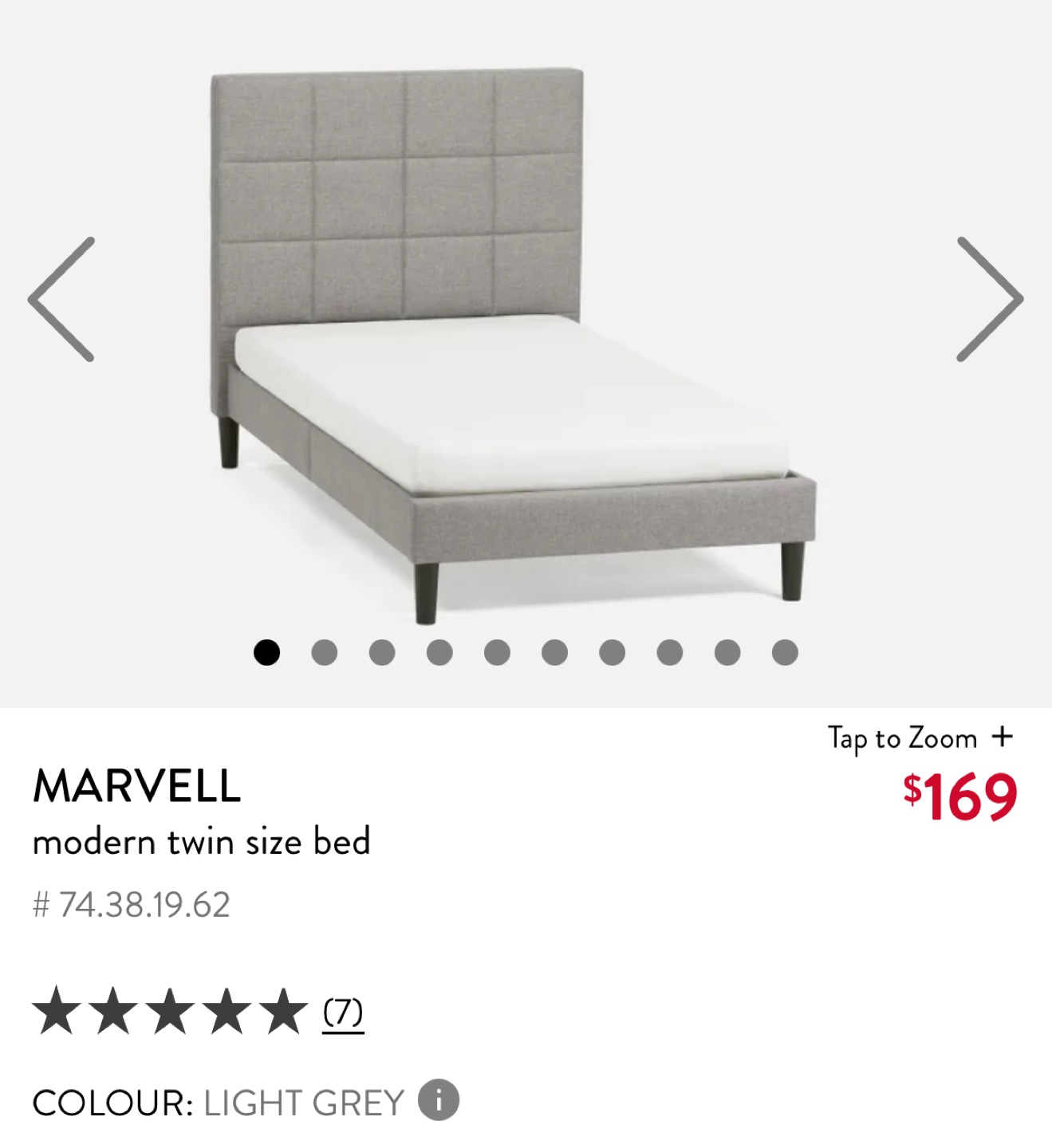 Brand New Twin Size Bed Frame – Still in Box (Never Opened)
