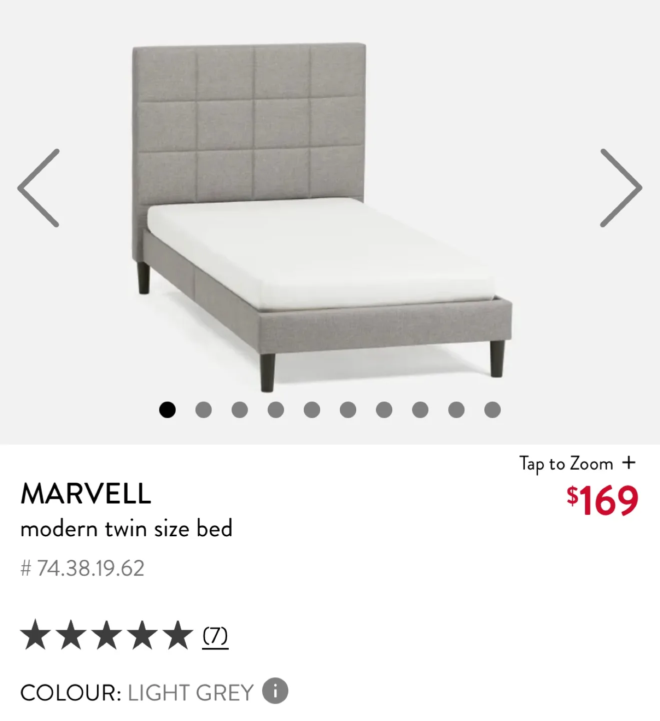 Brand New Twin Size Bed Frame – Still in Box (Never Opened)