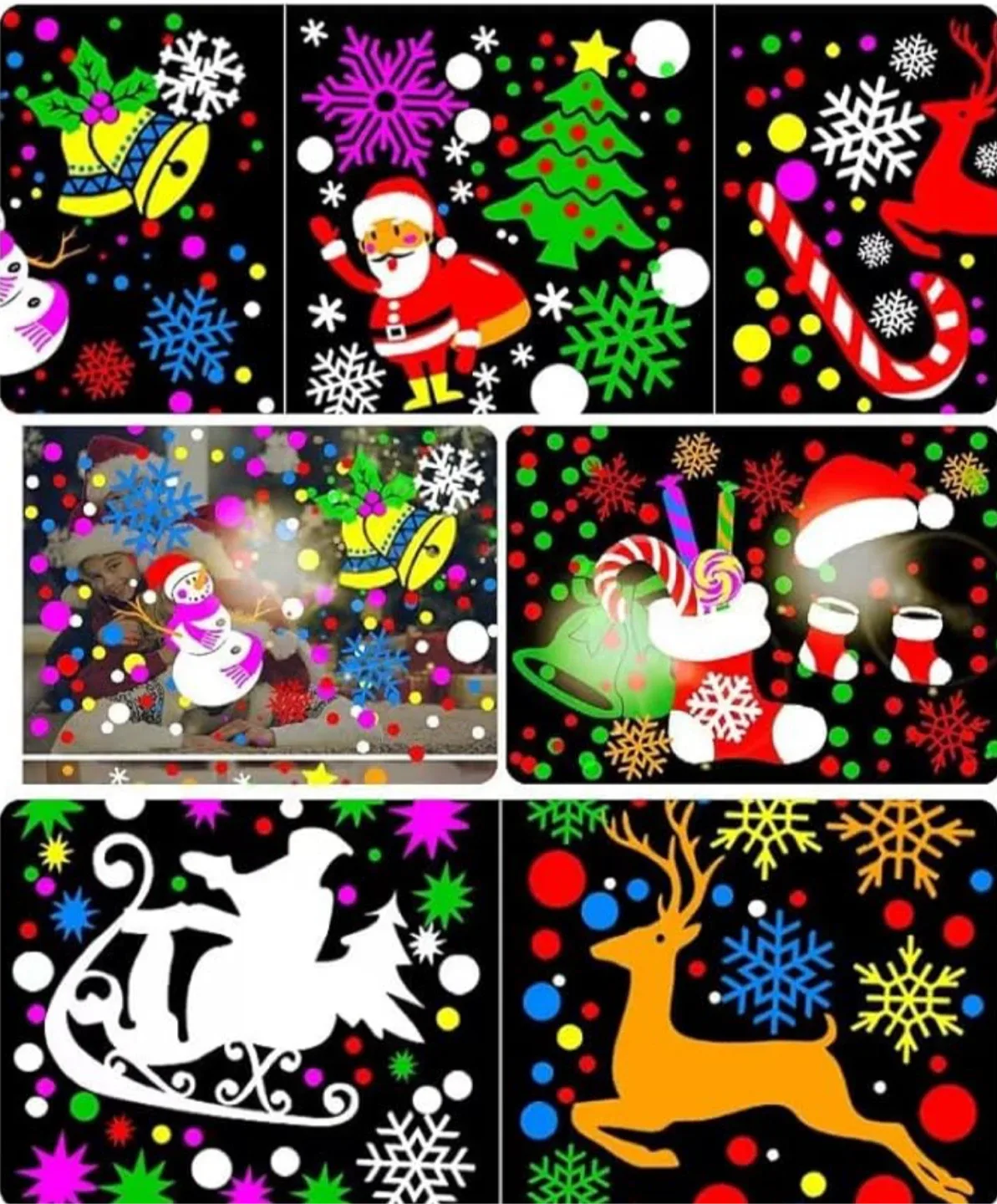 Christmas Projector Light with Slides image indicator(2)