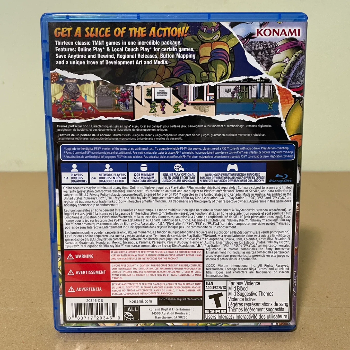 Teenage Mutant Ninja Turtles: The Cowabunga Collection PS4 image indicator(3)