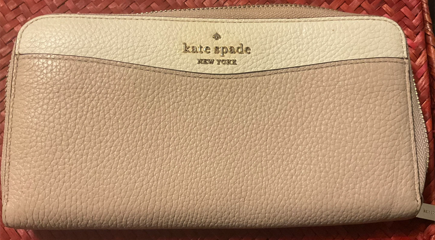 Kate Spade Leather Zip Around Wallet