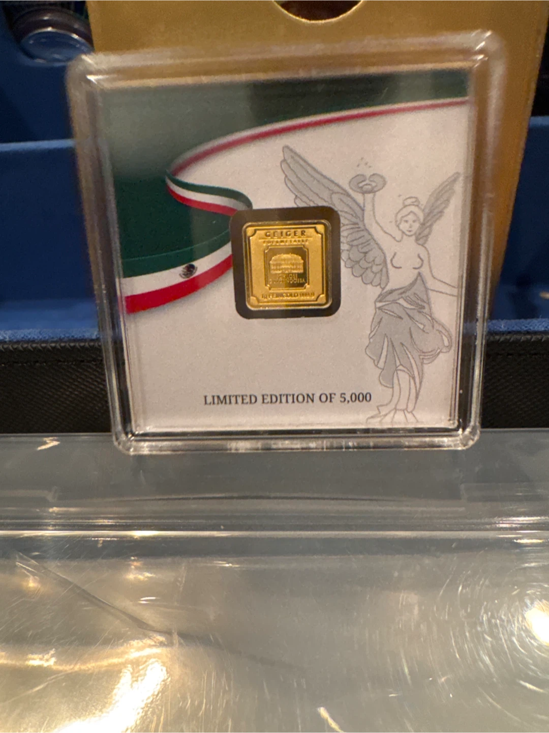 Geiger Original Premium limited edition 1g Gold Bar