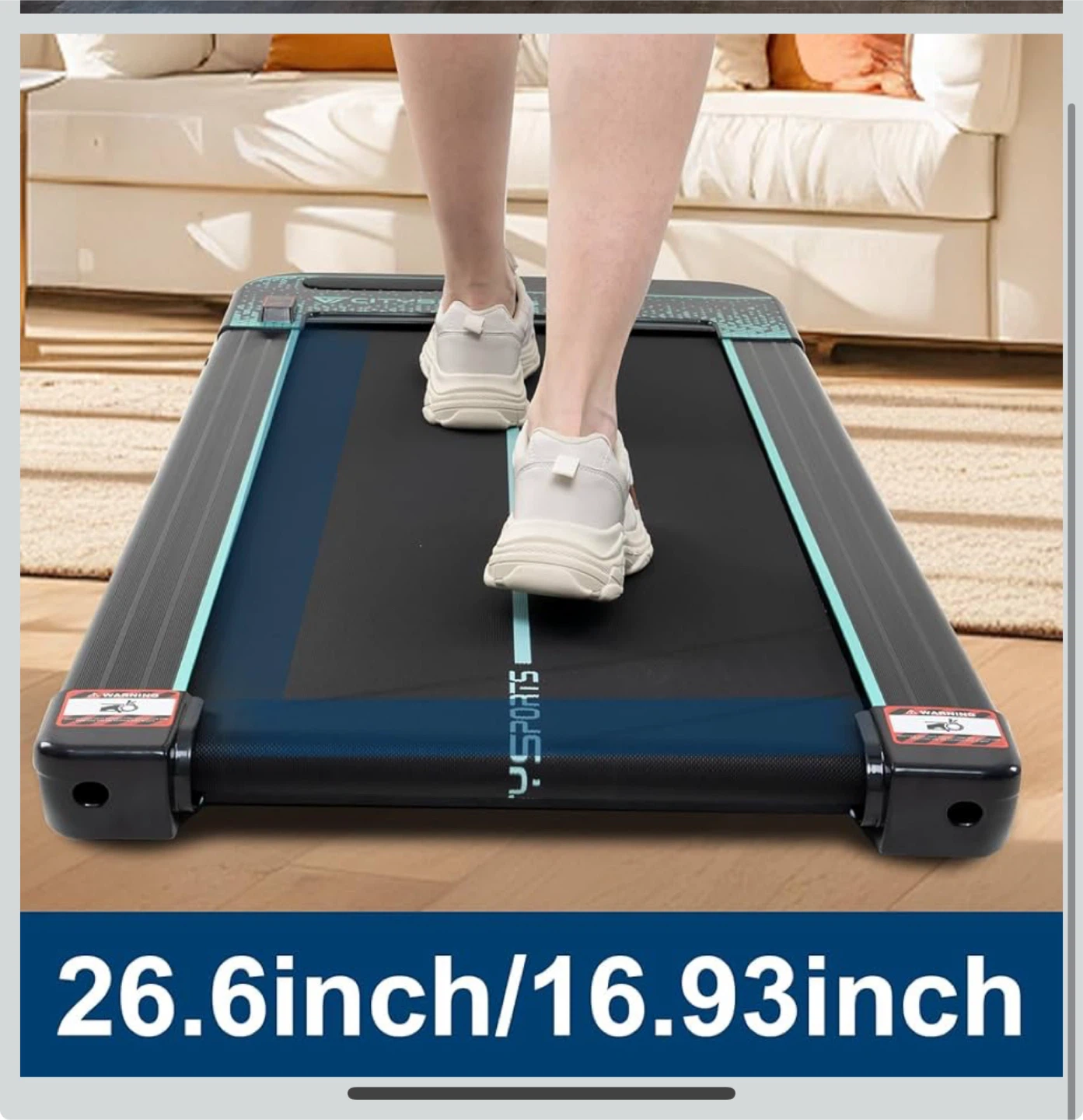City Sports Under Desk Treadmill - Walking Pad - photo 2