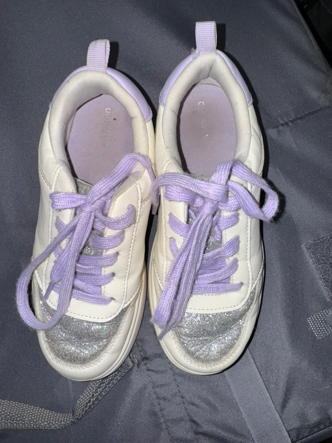 Girls' Glitter Sneakers from Old Navy Size 1 & Size 2 image indicator(4)