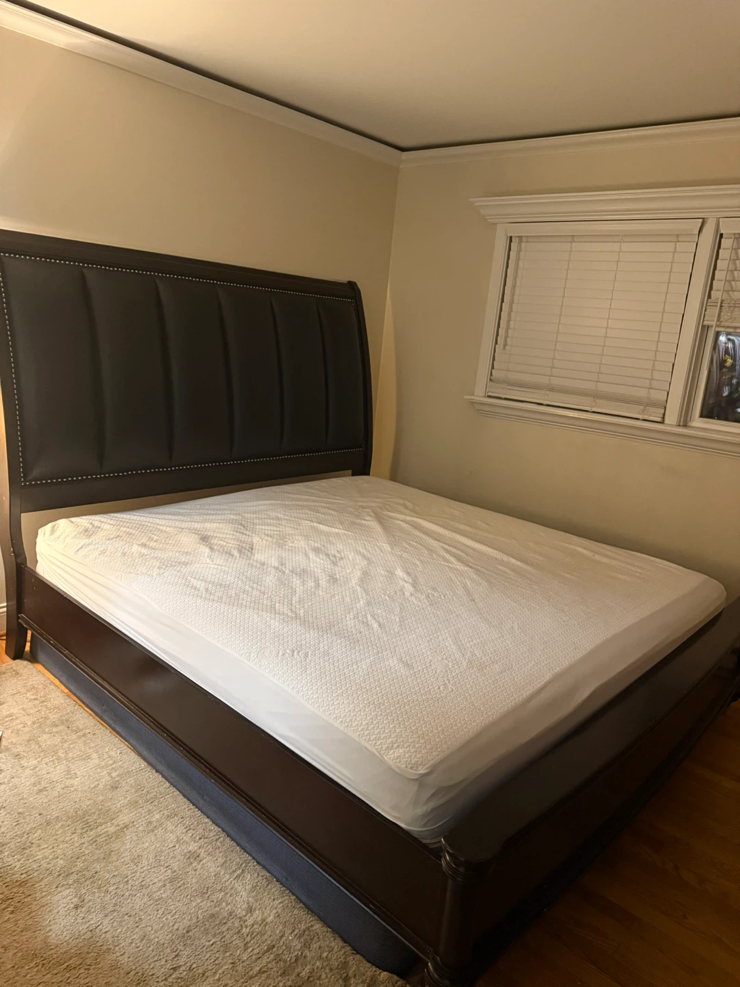 King Size Bed Frame with Headboard - photo 4