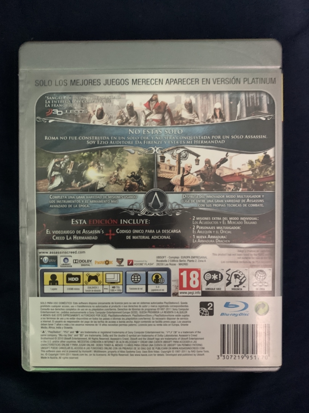 Assassin's Creed Brotherhood - Platinum (PS3) Special Edition - photo 2
