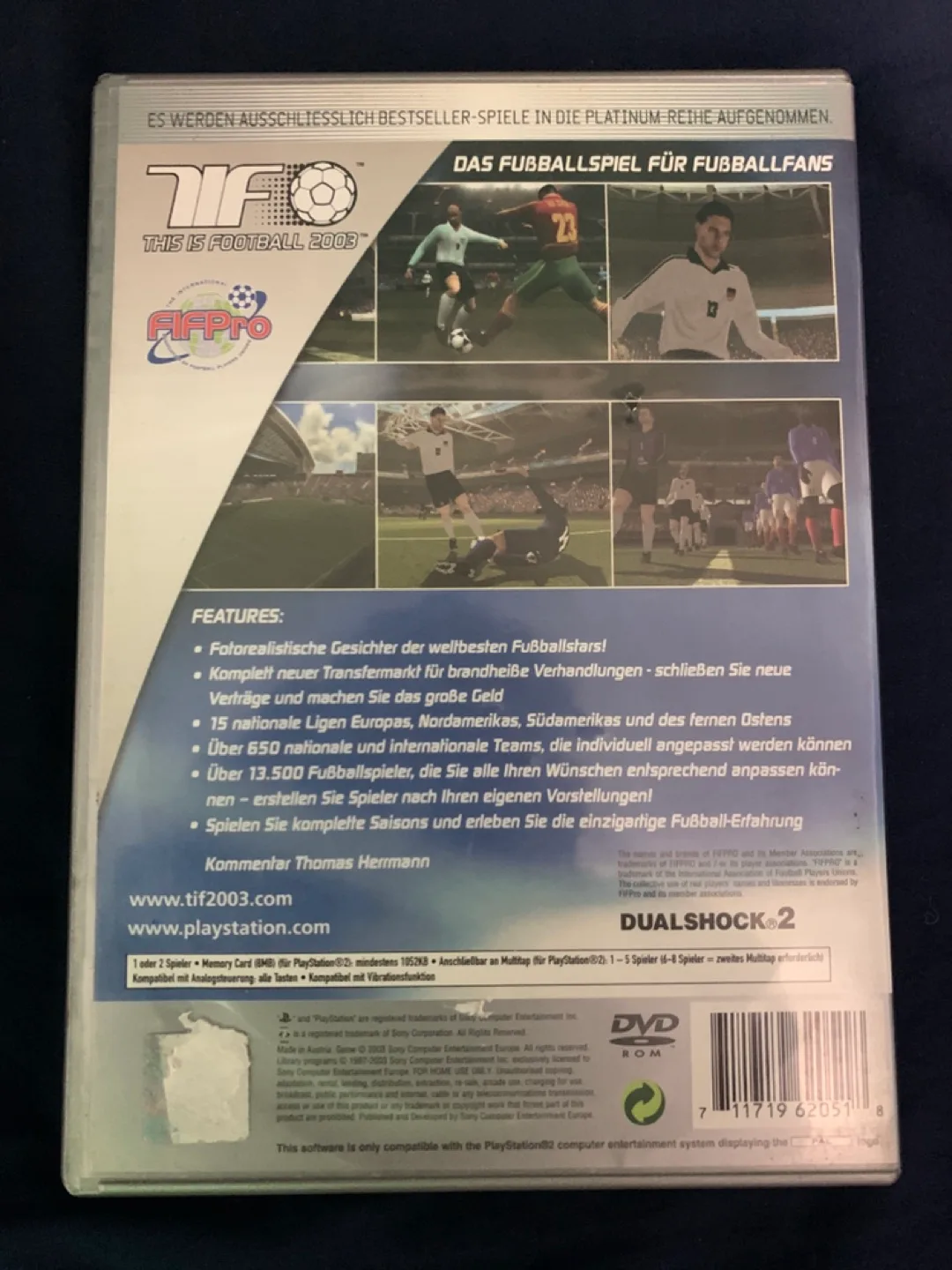 This Is Football 2003 Michael Ballack - Platinum Edition (PAL) image indicator(2)