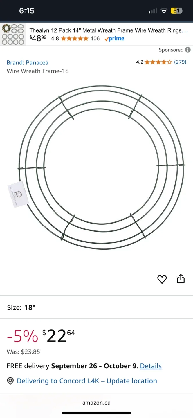 Big Metal Wreath Frame image indicator(2)