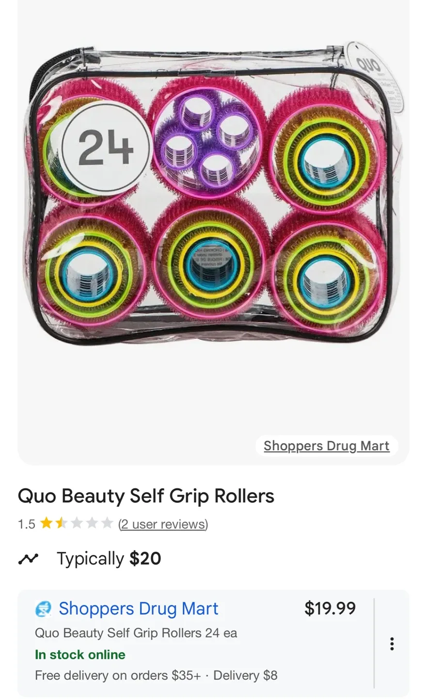 24-piece Quo Beauty Self Grip Hair Rollers image indicator(5)