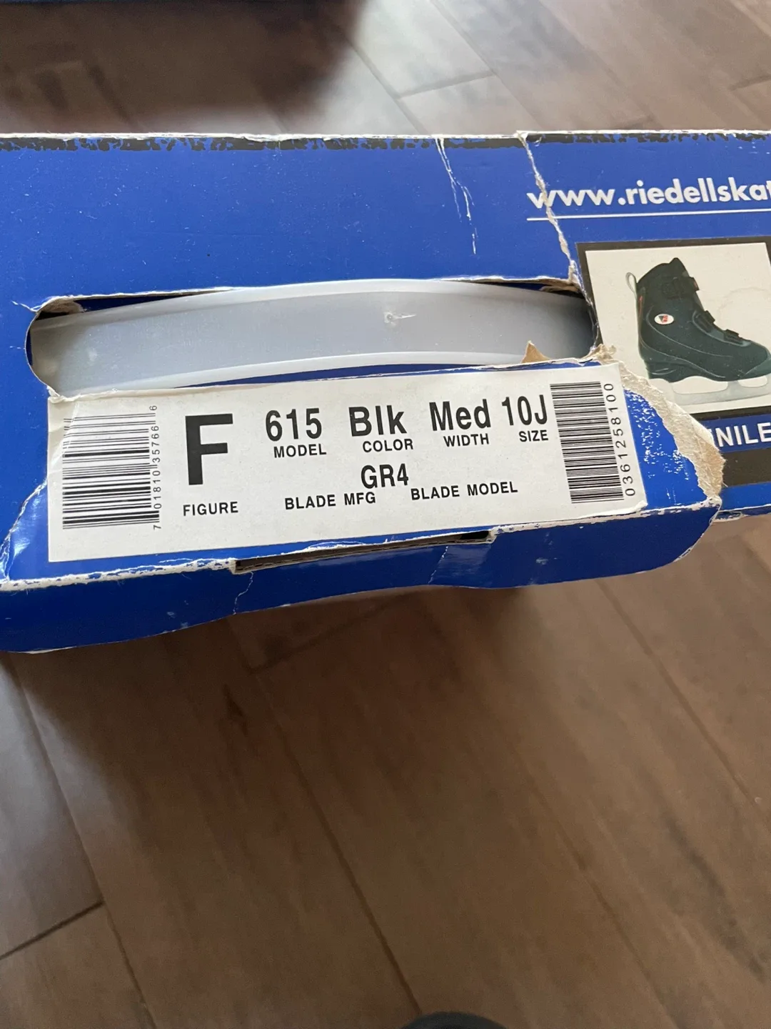 Riedell Black Figure Skates - Size 10J image indicator(3)