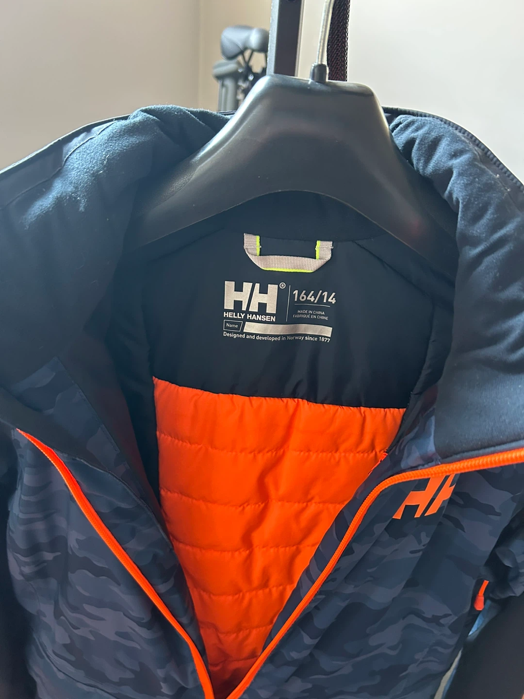Helly Hansen Blue Camo Jacket Size 164/14 - photo 4