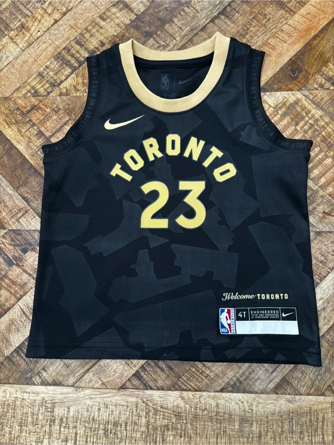 Nike Toronto Raptors VanVleet Jersey - Size 4T