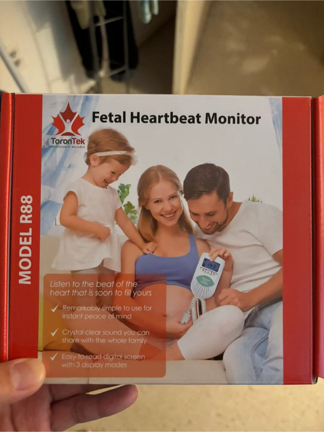 ToronTek Fetal Heartbeat Monitor Model R88 thumbnail